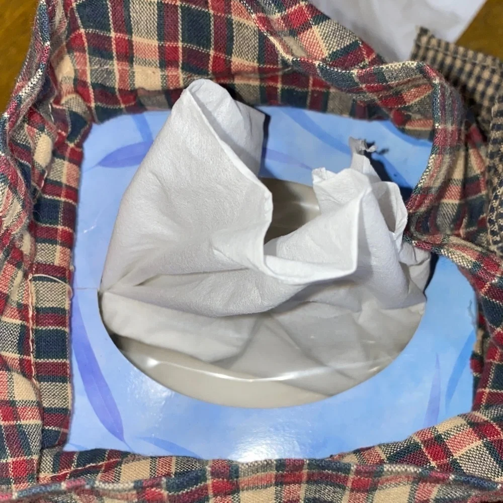 Primitive Raggedy Ann Fabric Tissue Cover